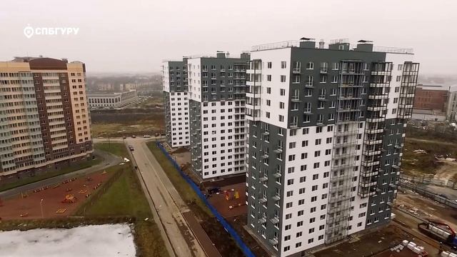 ЖК "Складская 28" — аэросъемка СПБГуру. Ноябрь 2016. смотреть онлайн