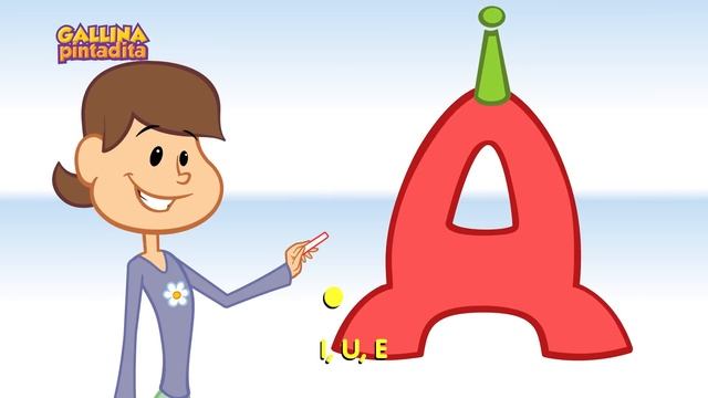Canción de las Vocales - Gallina Pintadita 5 - Canciones infantiles de la Gallina смотреть онлайн