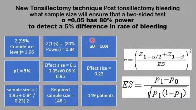 (16) Sample size calculations - 8 Scenarios смотреть онлайн