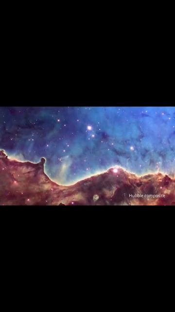 JWST and Hubble images side by side смотреть онлайн