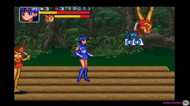 Pasando Bishoujo Senshi Sailormoon R SNES (Parte n2) Bosque y rio смотреть онлайн