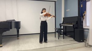 Григорьян Ева, 7 класс (8 ДПП). М.П. Мусоргский, Гопак