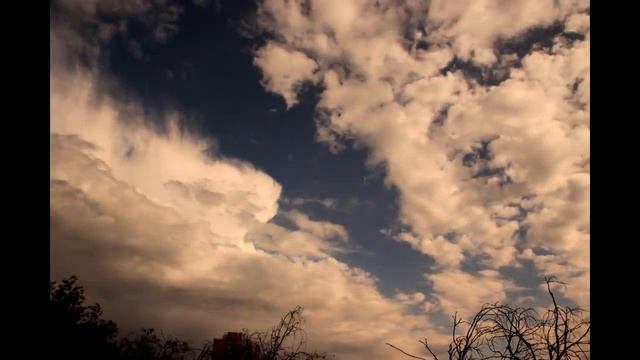 Time Lapse небо в замедленной съемке смотреть онлайн
