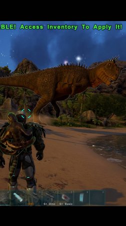 Карха на сервере Легко приручить детенышем Рекса #arksurvivalevolved #carcharodontosaurus