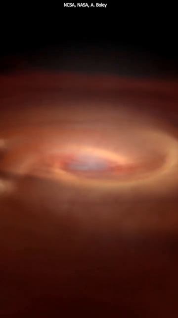 How planets form around a star. #universe #space #cosmos #solarsystem #planet смотреть онлайн