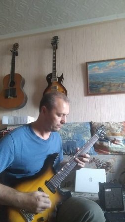 Pink Floyd "Comfortably numb".  solo 2. Light version.
