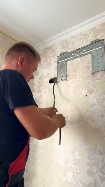 Установка без кабель канала #сплитсистема #установкакондиционеров #ставрополь