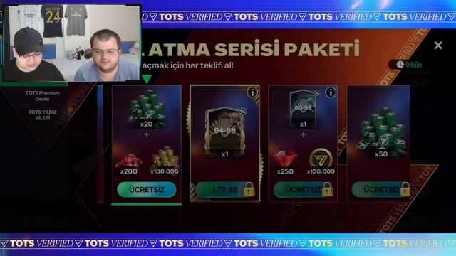 YENİ PAKET SİSTEMİ BEDAVA FC POINTS CEVHER SINIRSIZ 94+ TOTS ! HEMEN AL FC Mobile смотреть онлайн