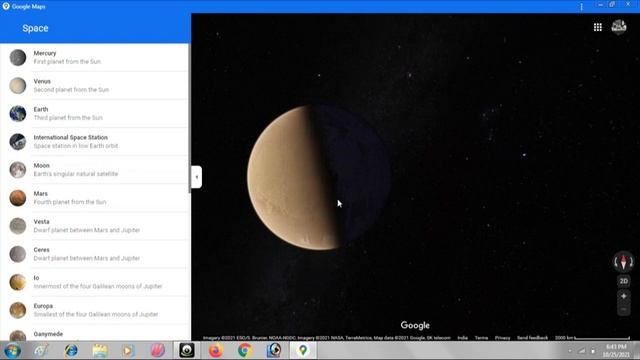 How to see map of other planets in Google Maps😲? #googlemaps #planets #mars смотреть онлайн