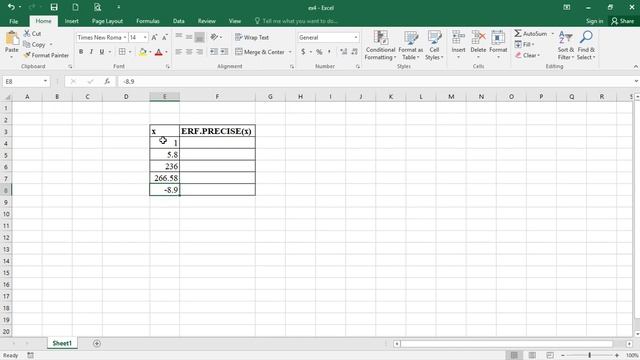 How to Use the ERF.PRECISE Function in Excel смотреть онлайн
