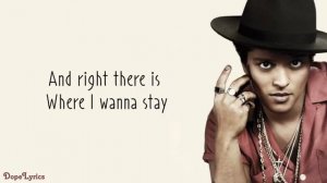 Locked Out Of Heaven - Bruno Mars (Lyrics)