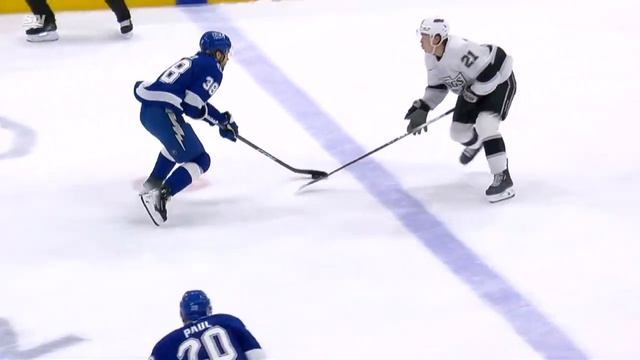 Lightning's Brandon Hagel Slips Past Kings' Jordan Spence For Slick Five-Hole Goal