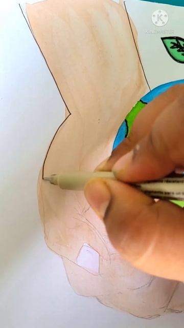 Save Mother Earth  Planet Earth Illustration  How to paint with Watercolors  How To Draw Earth