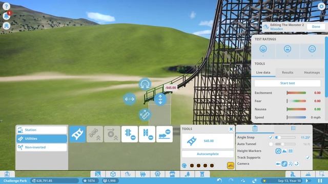Planet Coaster - Ep. 9 - NEW Wooden Coaster The Tornado