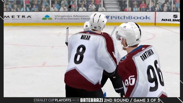 NHL 24 (09 PC) - San Jose at Colorado (PLAYOFFS GAME 3) 2ND ROUND смотреть онлайн