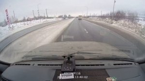 Заезд на Полискан M1HP в спину