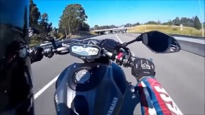 TOP SPEED WHEELIE 174 KM/H YAMAHA MT 07 // FZ 07