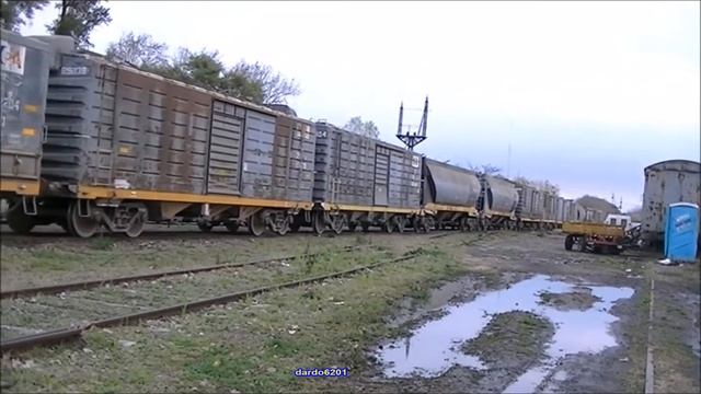 ALCO EN TANDEM CON EL CARGADO DE 70 VAGONES смотреть онлайн
