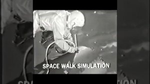 #shorts NASA видео 1966 год Космонавтика на тросах Фейковая работа на МКС снятая в студии