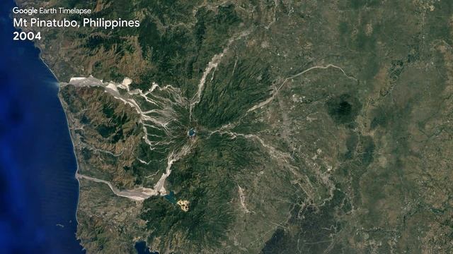 Mt Pinatubo Philippines - Earth Timelapse