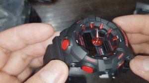 CASIO G-SHOCK GA-700BNR-1A SERIES IGNITE RED