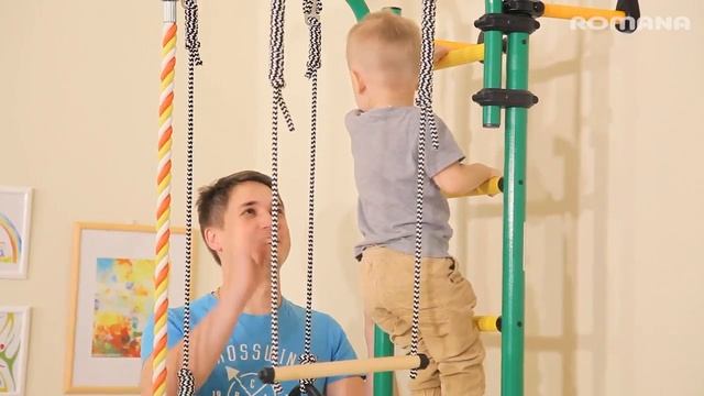 ROMANA Карусель Комета NEXT 1 Всё о шведской стенке за 120 секунд смотреть онлайн