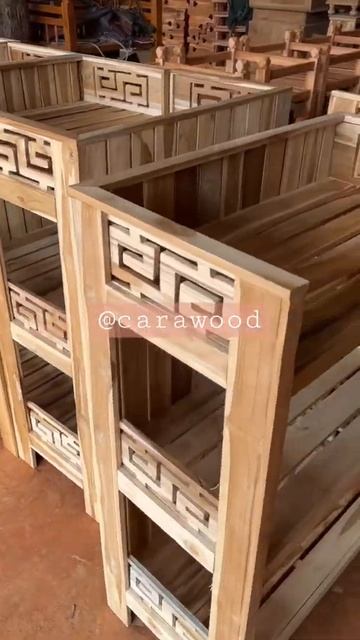 ชั้นวางไมโครเวฟ ชั้นวางของในครัว 3 ชั้น 67.5x39x100 ซม. ฉลุลายจีน (ไม่ทำสี) shelf / Rack. смотреть онлайн