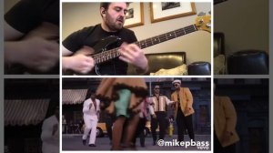 Mark Ronson feat. Bruno Mars - Uptown Funk - Slap Bass Cover // Mike Prince Bassist @mikepbass