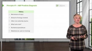 2.01 Extremity Injuries Principle #1- H&P Predicts Diagnosis