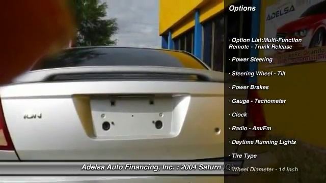 2004 Saturn ION 1 4dr Sedan Orlando FL 32837 смотреть онлайн