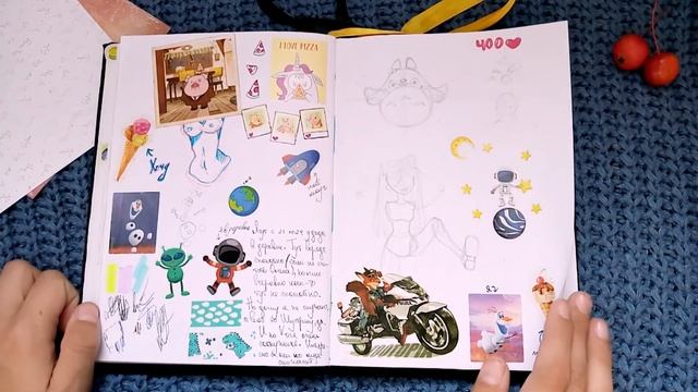 Обзор скетчбука #2 ч.1 смотреть онлайн