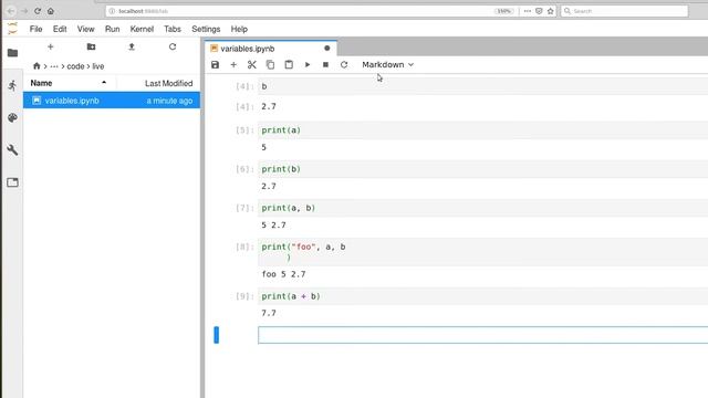 Variables in Python смотреть онлайн