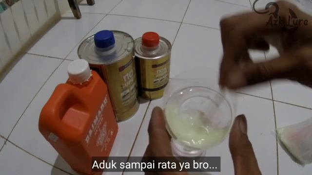 Cara Mudah Mengecat Fosfor Pada Metal Jig || how to install glow in the dark || GID