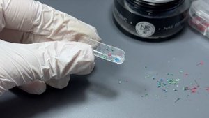 Дизайн с сухоцветами без объёма 🌸 | Укрепление гелем с помощью верхних форм