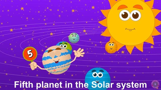 Planet Jupiter - Nursery Rhyme for Children | Kids Songs | Educational Videos смотреть онлайн