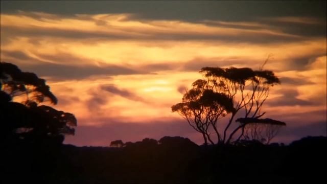 Sunset and Full Moon