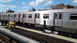 R160A-1 (M) Train & R143 (J) Train @ Marcy Avenue.