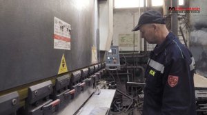 РУЧНАЯ ГИБКА В ПРОШЛОМ | Гидравлический гибочный пресс HPB 125/3200