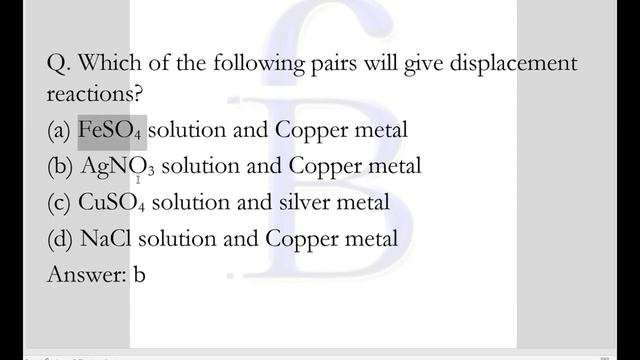 Metals - Important Questions for Chemical Operator | Oil India Limited Recruitment 2021