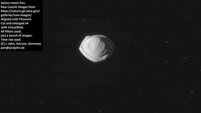 2017-03-08 Saturn moon Pan timelapse from raw Cassini images смотреть онлайн