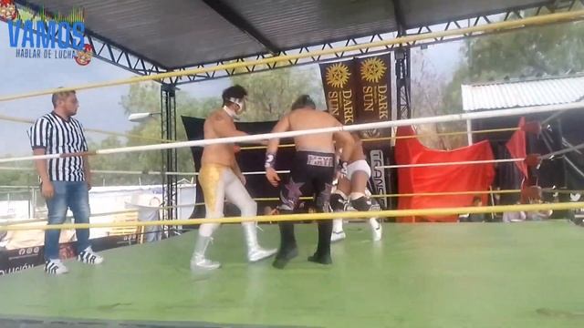 ANDY JACKSON VS COMETA MAYA VS STEEL DRAGON (LUCHA COMPLETA) ARENA REVOLUCIÓN. смотреть онлайн