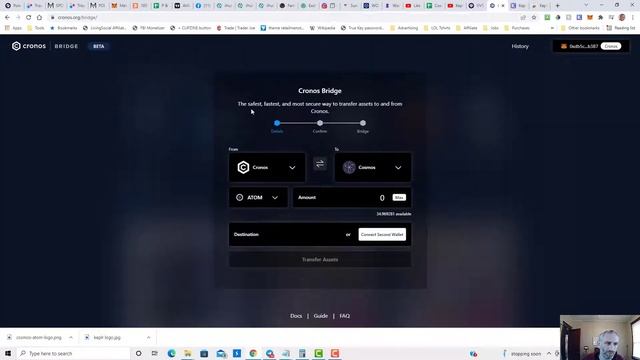 How to Bridge Funds From Metamask on Cronos to Keplr on Cosmos network