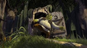 Мем Шрек выходит из туалета 1 час