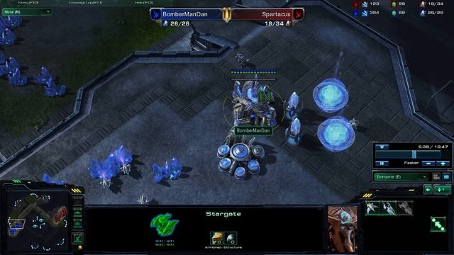 Starcraft 2 Gameplay  PVP Spartacus