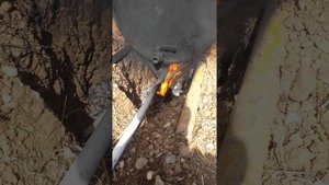 Как делают уголь в бочке 1