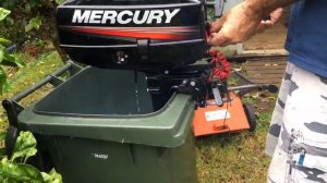 How to flush a mercury 2.5 Twostroke outboard engine