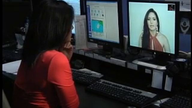 Kellogg's Special "K" model Cindy Vela speaks with Marcy Martinez