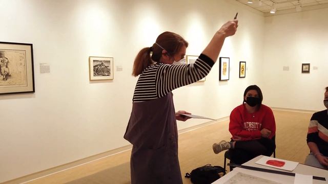 Printmaking Demonstration with Professor Brooke Marcy смотреть онлайн