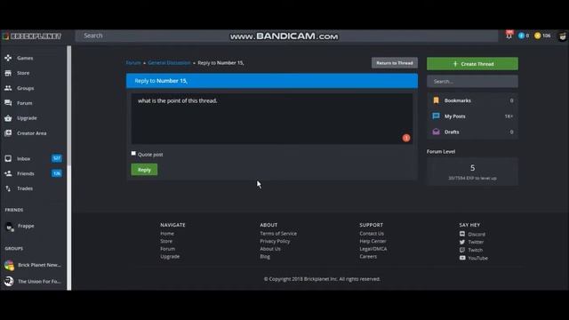 Foruming on the Forums | Brick Planet смотреть онлайн