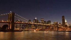 Красивое видео ночного города